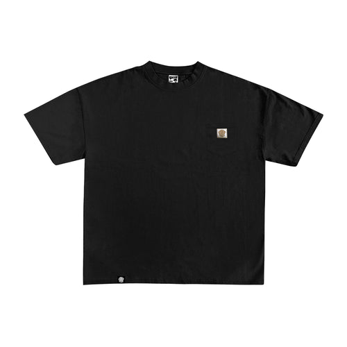 Kalye Black Pocket Tee