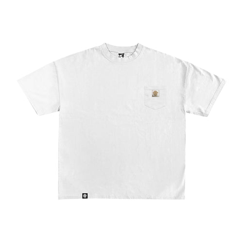 Kalye Basic Pocket Tee – White